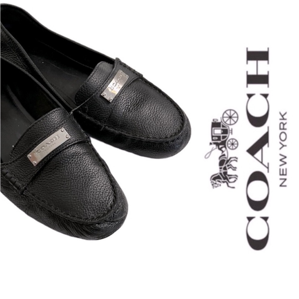Coach Vintage Pebble Leather Loafers